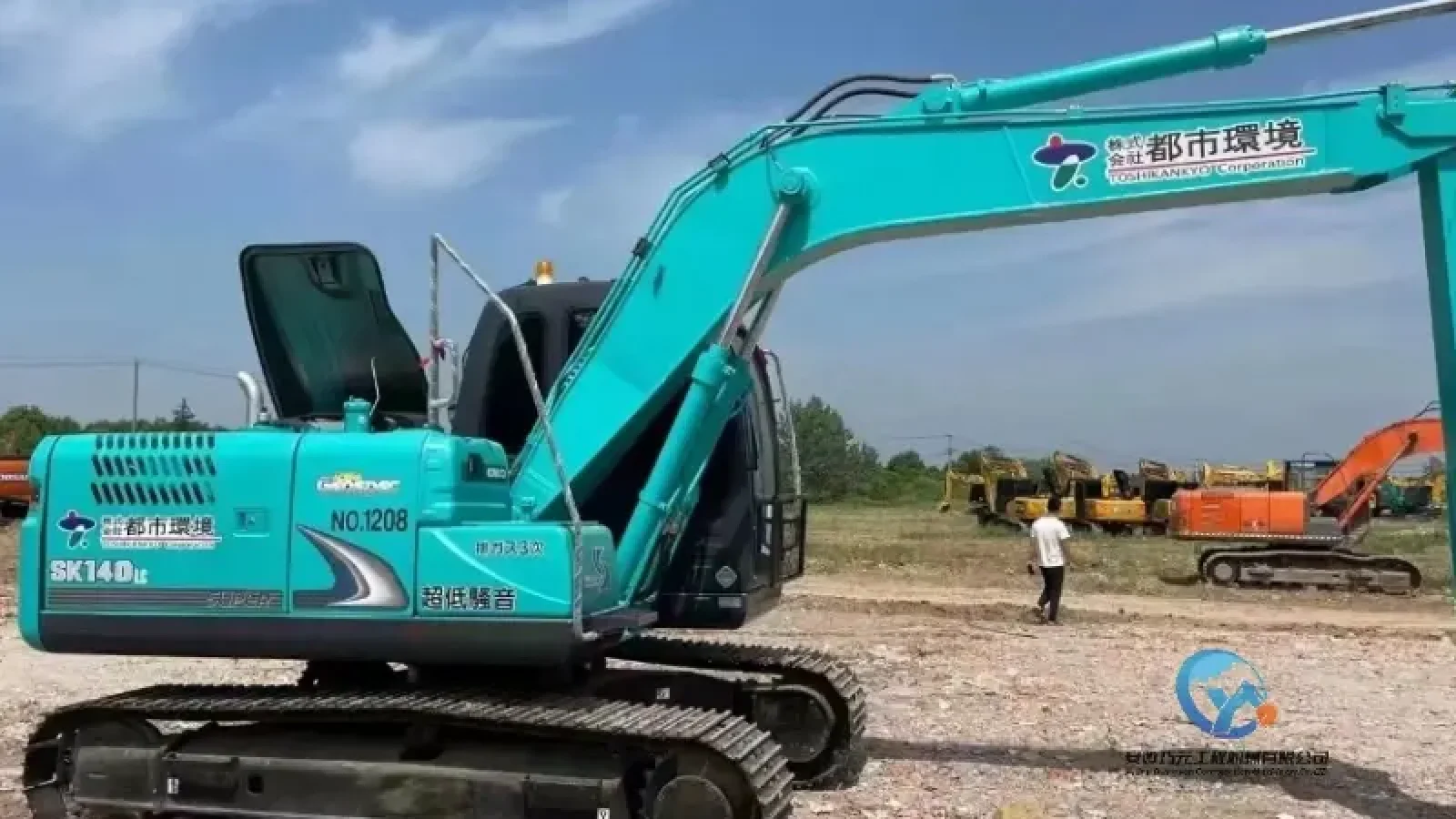 8_Used-Excavator-Kobelco-SK1401