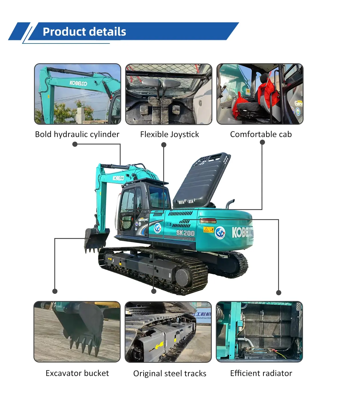 2023 Excavateur d'occasion Kobelco SK200