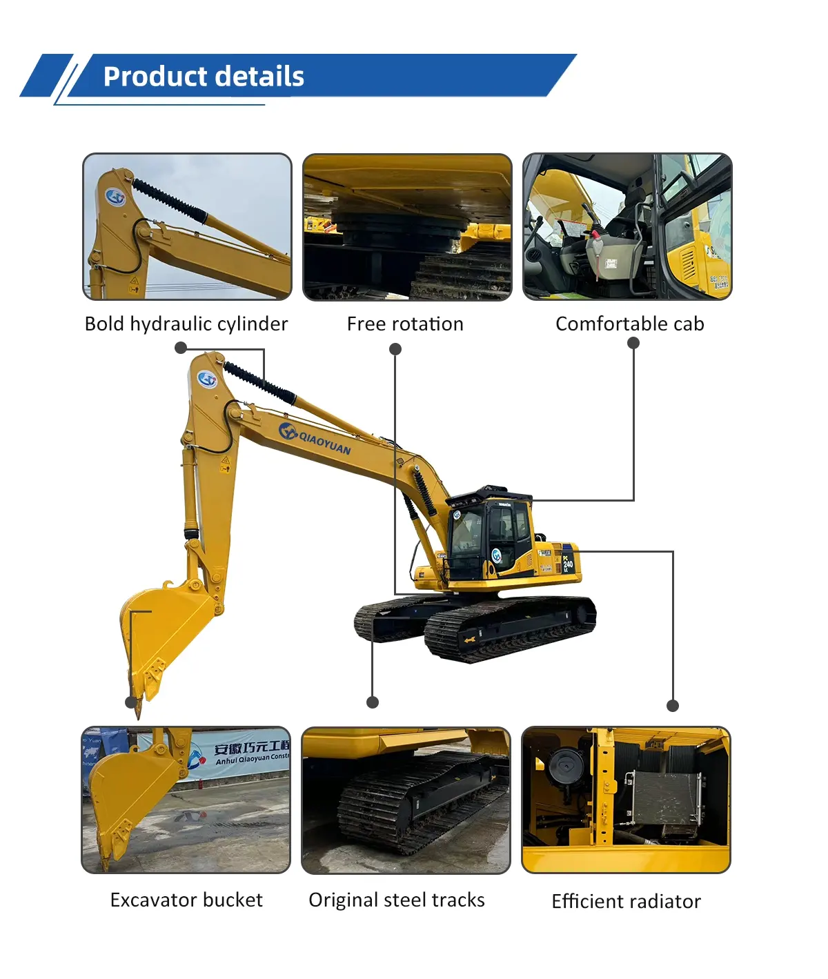 Used Excavator Komatsu PC240-8