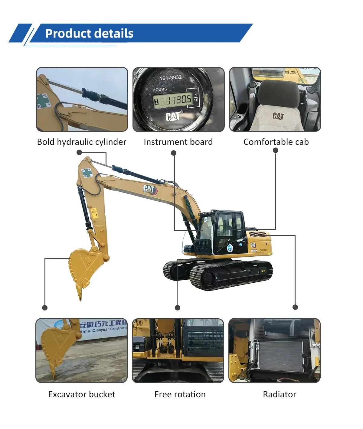 Used Excavator Caterpillar 315D2GC