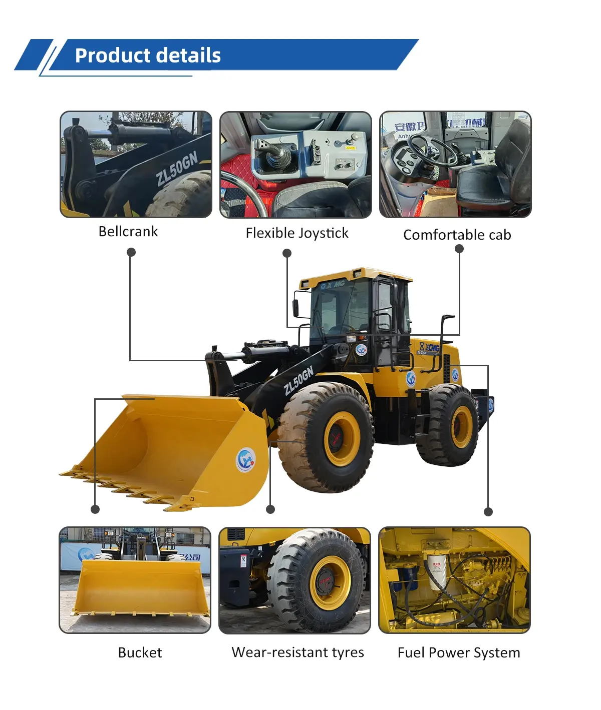 Chargeur d'occasion XCMG ZL50GN