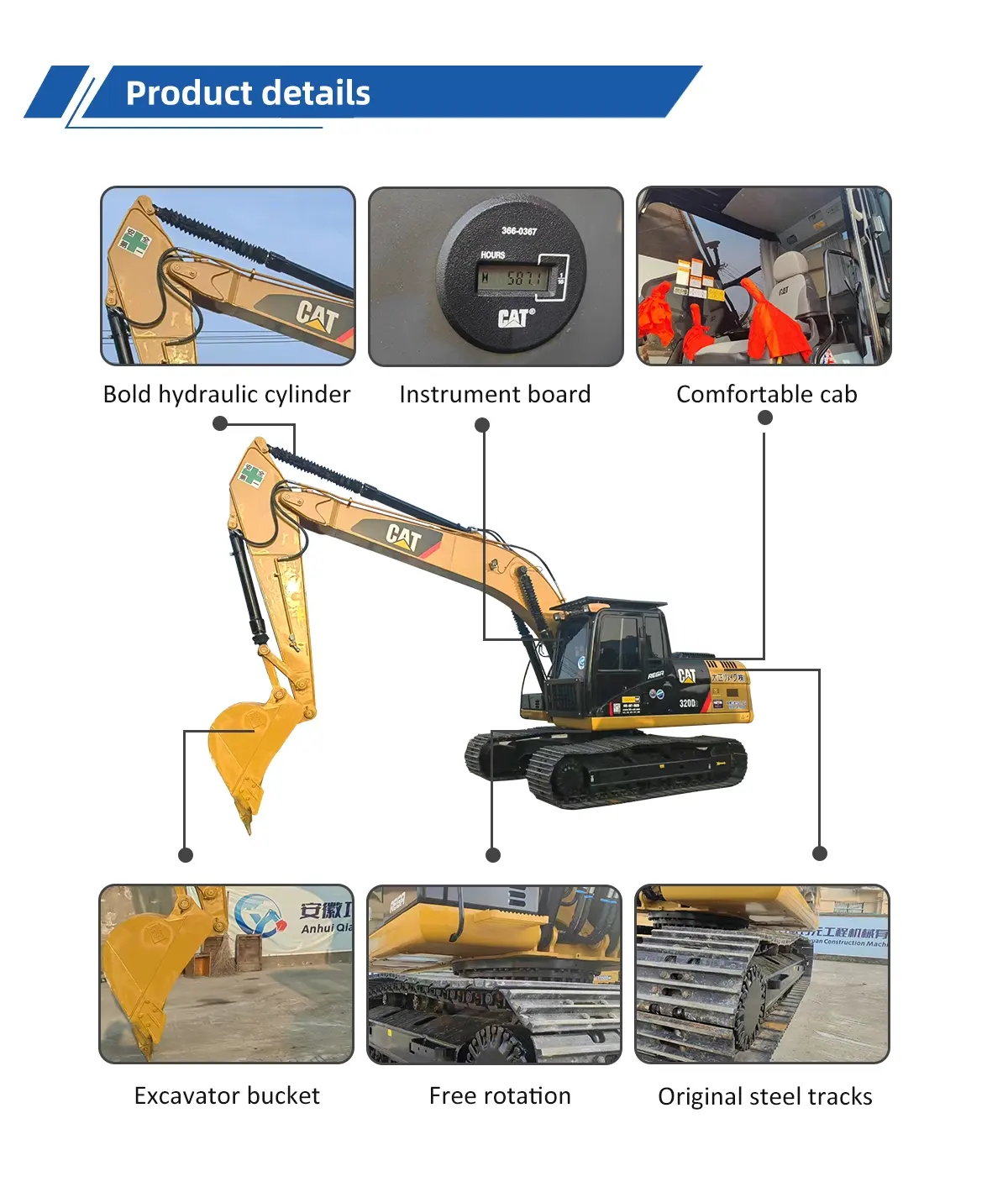 2022 Used Excavator Caterpillar 320D2