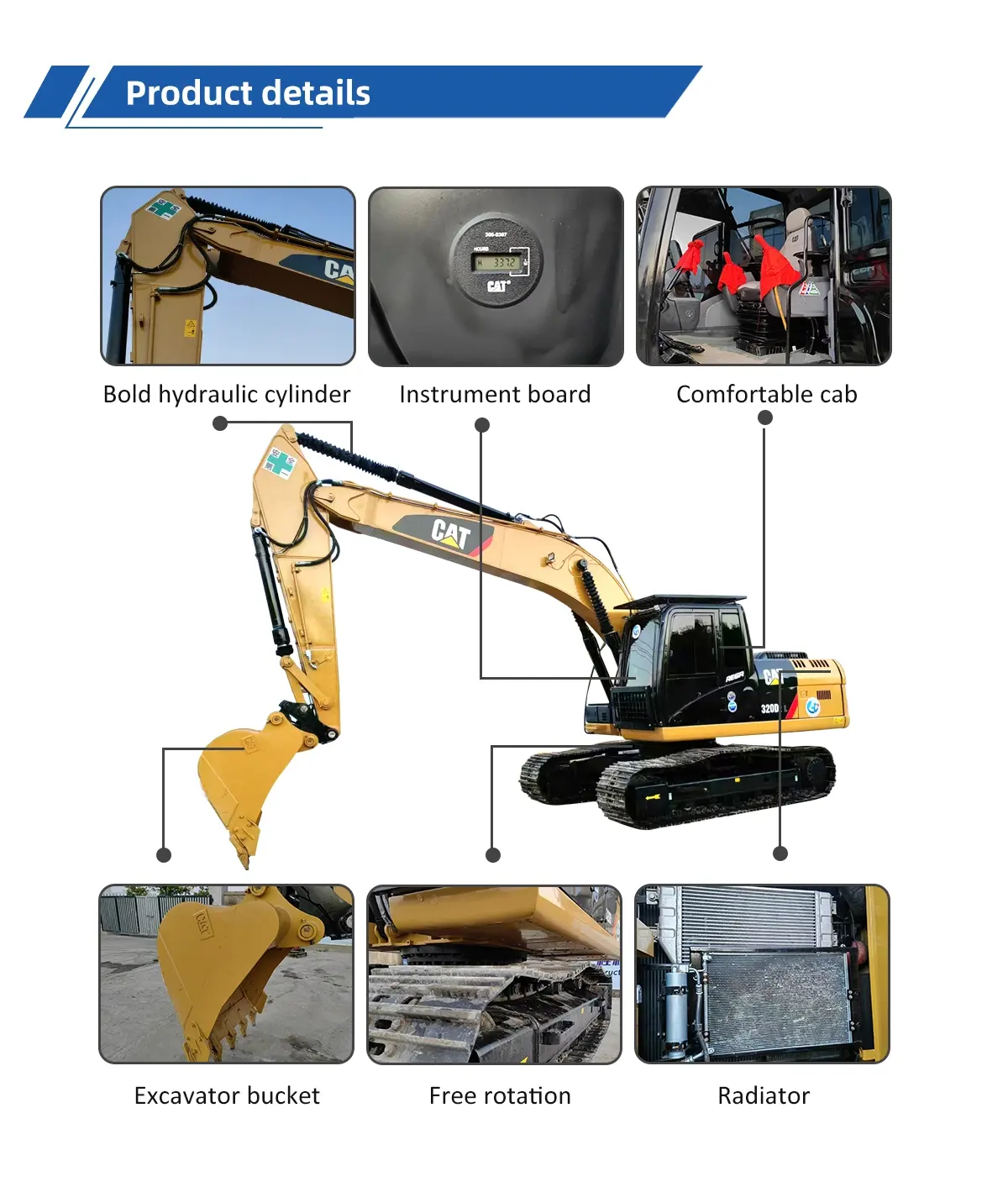 2022 Used Excavator Caterpillar 320D2L