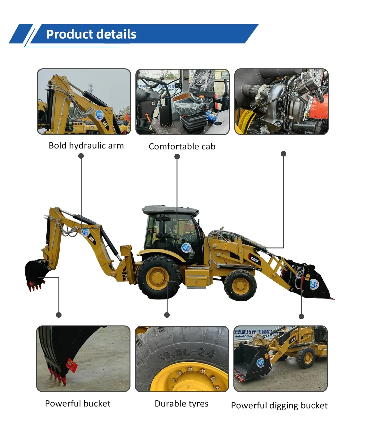 Used Loader Caterpillar 420F