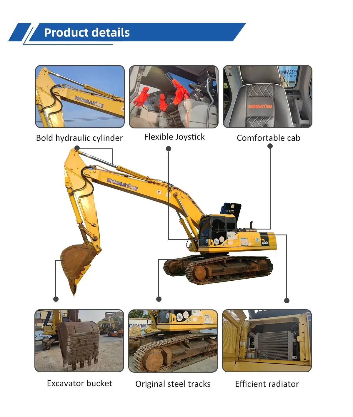 2020 Used Excavator Komatsu PC400-7
