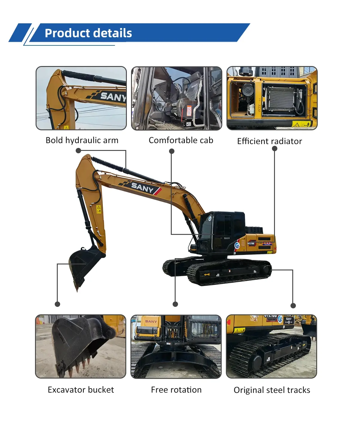 Used Excavator Sany SY215C