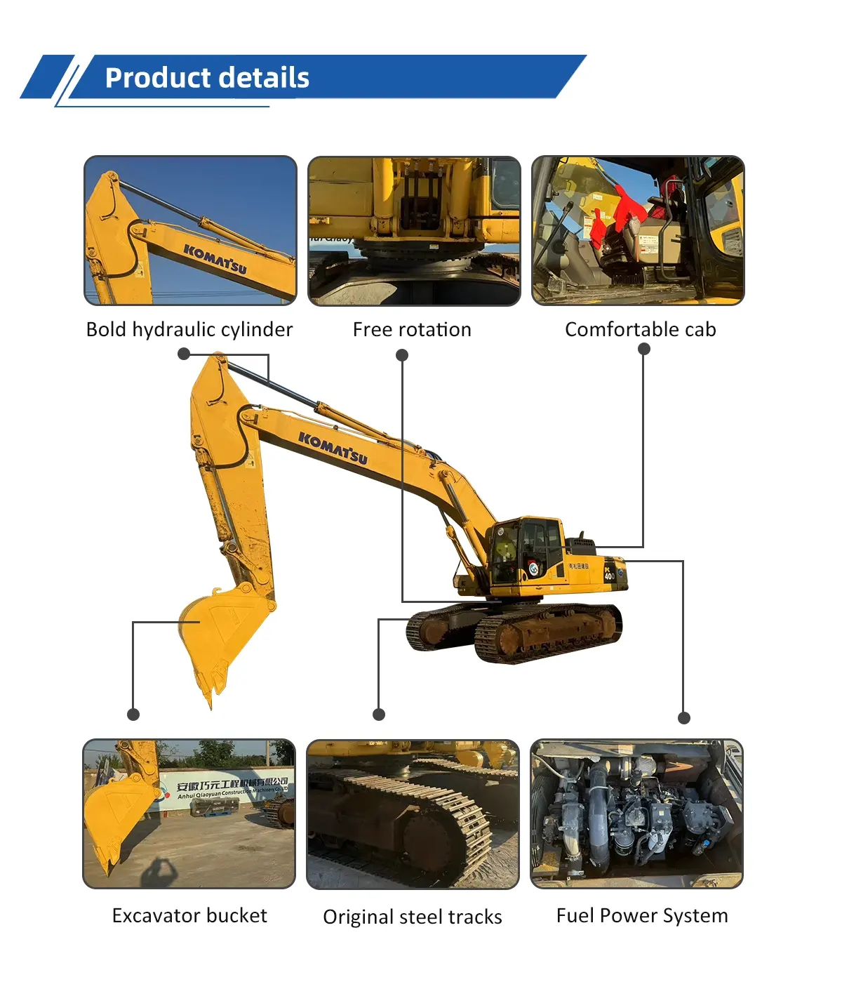 2023 Used Excavator Komatsu PC400-8