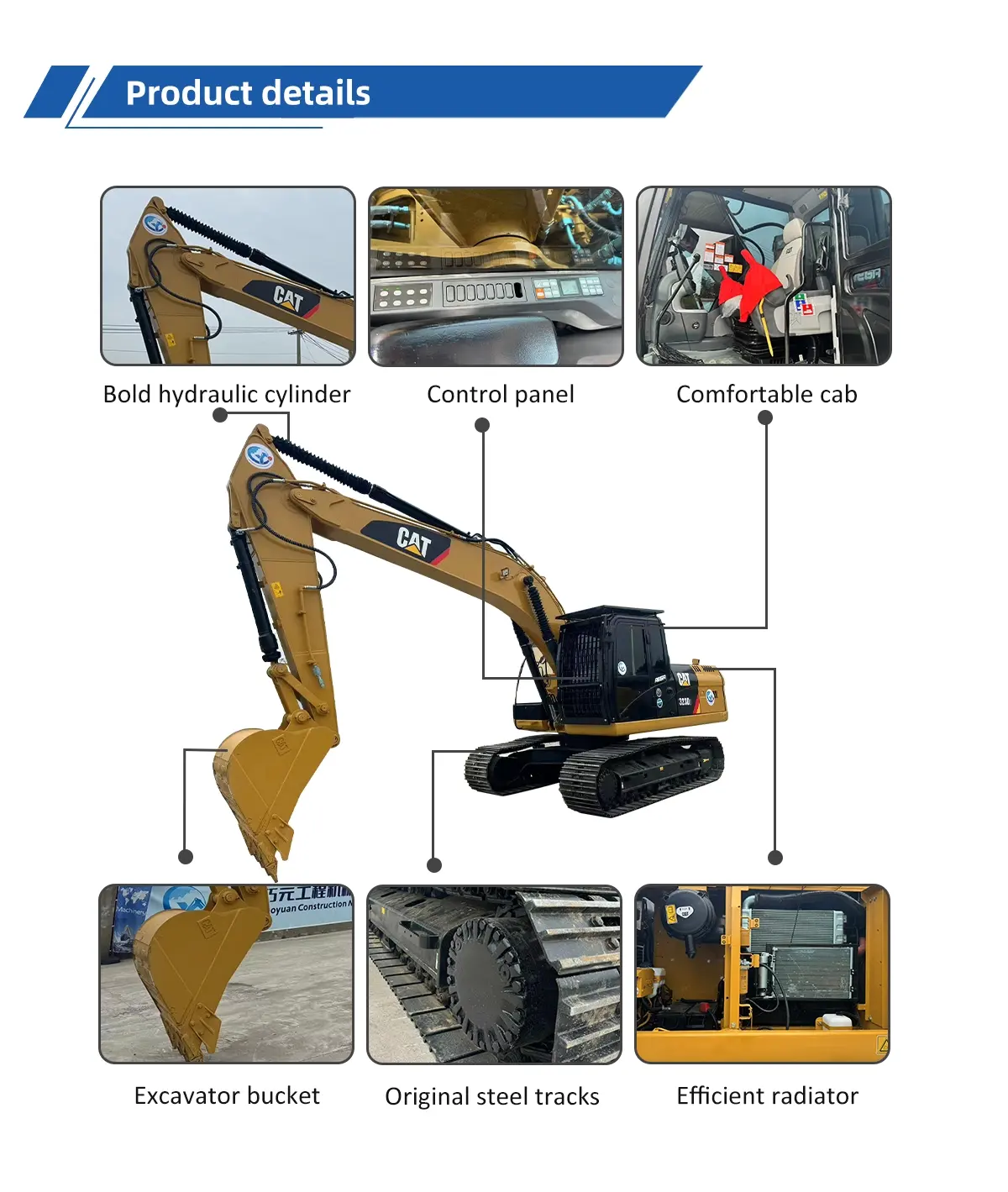 Used Excavator Caterpillar 323D2