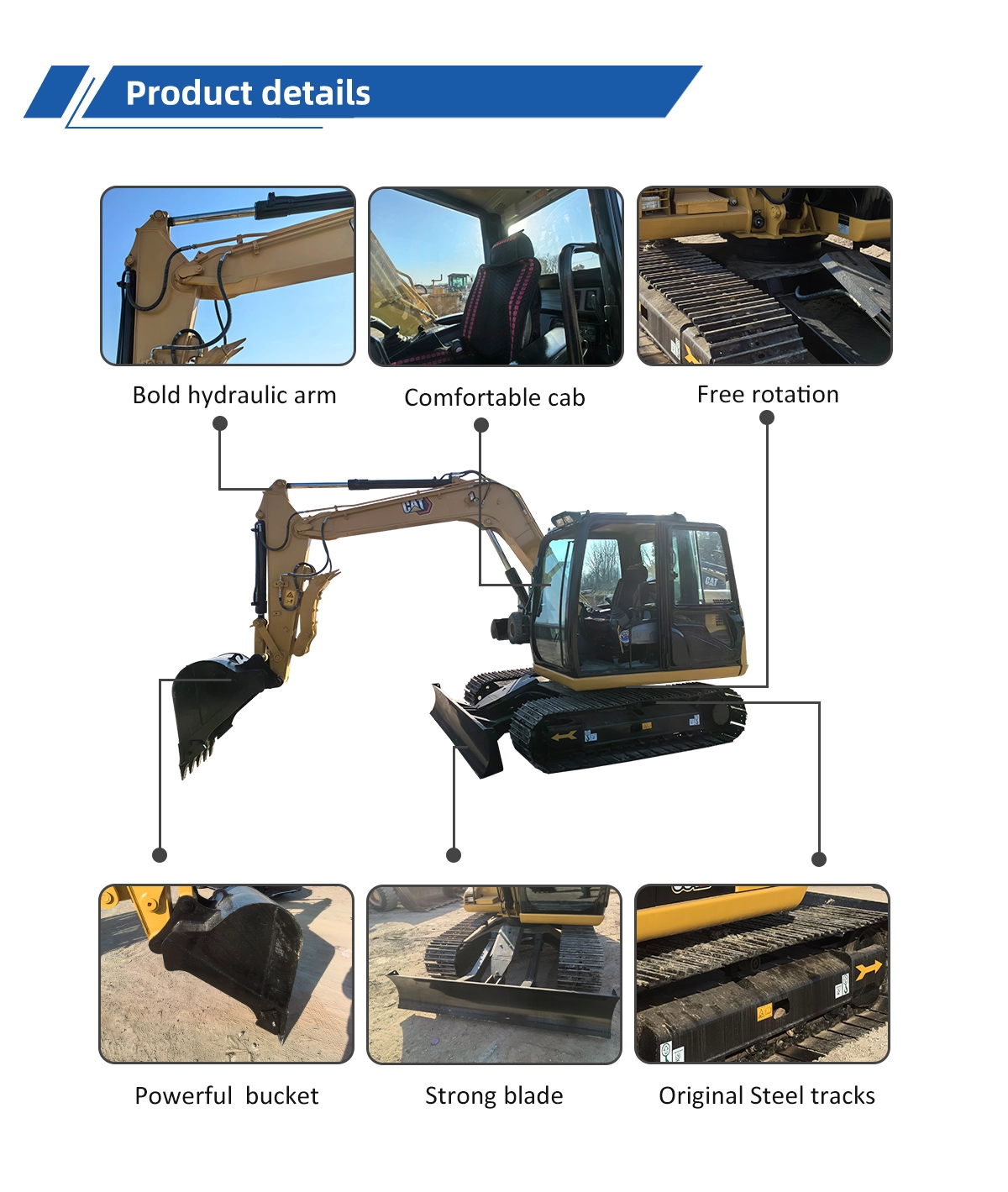 Used Excavator Caterpillar 307D